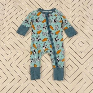 Dream Big Little Easter Zipper Pajama